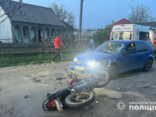 Зіткнулися з автомобілем: на Буковині у ДТП травмувався водій мотоцикла і його пасажирка