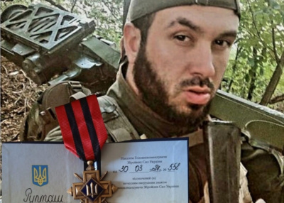Військовий з Буковини Андрій Рупташ отримав нагороду від Головнокомандувача ЗСУ